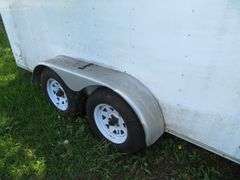 2019 ROCK SOLID CARGO ENCLOSED TRAILER, 7 ft. wide x 16 ft. long, approx. 6 ft tall inside, no leaks, excellent condition, VIN  7H2BE1625KD008183