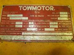 TOWMOTOR Warehouse Forklift