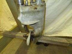 Early Vintage JOHNSON 2 Cylinder, very very old, rare Outboard Motor, Very Good external condition - LOOK AT ALL PHOTOS - Located at 1235 Belangia Road, Havelock, NC