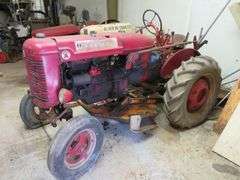 FARMALL  SUPER A Tractor with WOODS 42 Belly Mower - working condition unknown