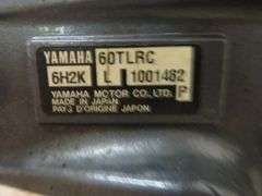 YAMAHA Model 60TLRC, 60 hp, 3 cylinder, 2 stroke, Outboard Motor, Very Good external condition - LOOK AT ALL PHOTOS - Located at 1235 Belangia Road, Havelock, NC