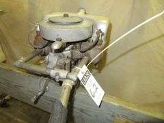 Early Vintage JOHNSON 2 Cylinder, very very old, rare Outboard Motor, Very Good external condition - LOOK AT ALL PHOTOS - Located at 1235 Belangia Road, Havelock, NC