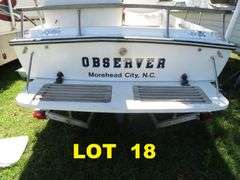 1990  SHAMROCK  PILOT HOUSE, Inboard gasoline engine, boat in very good condition, look at all photos, Hull ID - SHA02775J990, with galvanized boat trailer