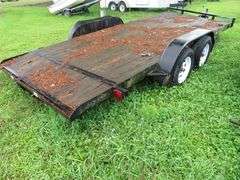 2004 MID  ATLANTIC Car Hauler Flat Bed Trailer, VIN  5ANNC18264R017085