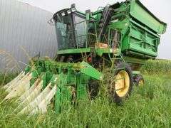 JOHN DEERE 9965 4 Row Cotton Picker, will run, needs repair, good parts machine