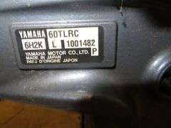 YAMAHA Model 60TLRC, 60 hp, 3 cylinder, 2 stroke, Outboard Motor, Very Good external condition - LOOK AT ALL PHOTOS - Located at 1235 Belangia Road, Havelock, NC