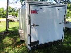 2019 ROCK SOLID CARGO ENCLOSED TRAILER, 7 ft. wide x 16 ft. long, approx. 6 ft tall inside, no leaks, excellent condition, VIN  7H2BE1625KD008183
