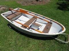 8 foot SAILING DINGY with OARS