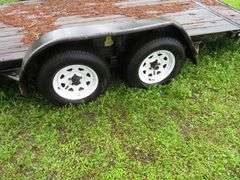 2004 MID  ATLANTIC Car Hauler Flat Bed Trailer, VIN  5ANNC18264R017085