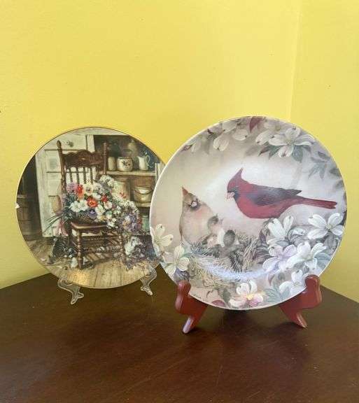 2 Decorative Plates, Morning Serenade & Country Cuttings image