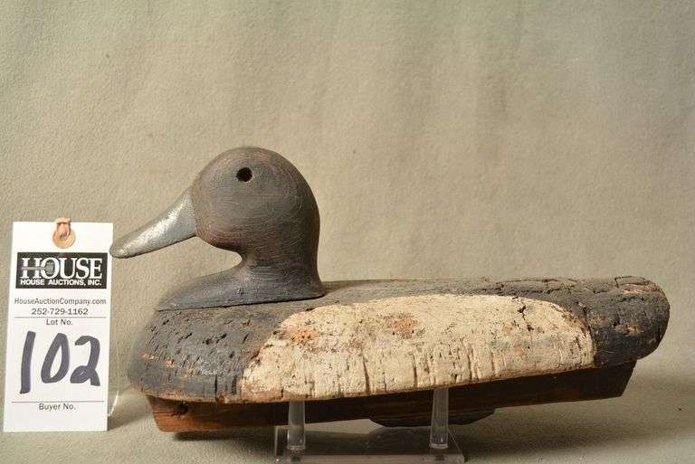 Scaup Drake, cork, by unknown maker, Long Island, NY image