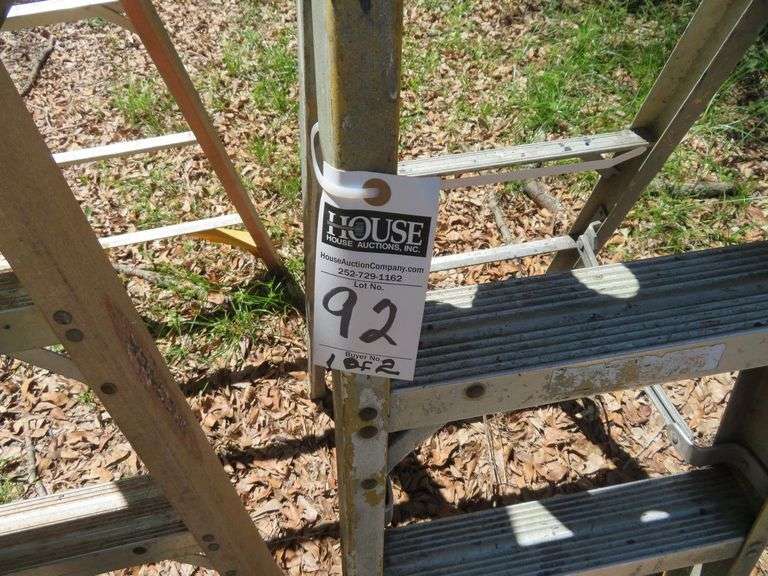 Two Step Ladders, 1 6 foot, 1 4 foot image