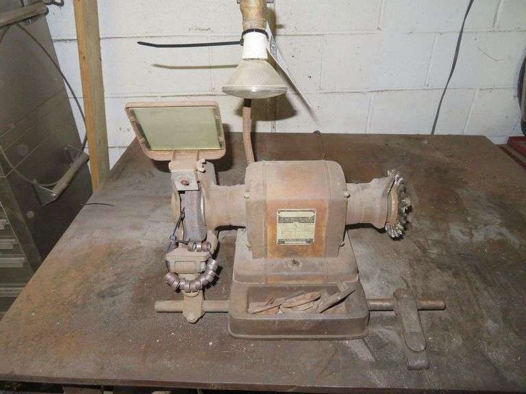 SEARS Bench Grinder with light image