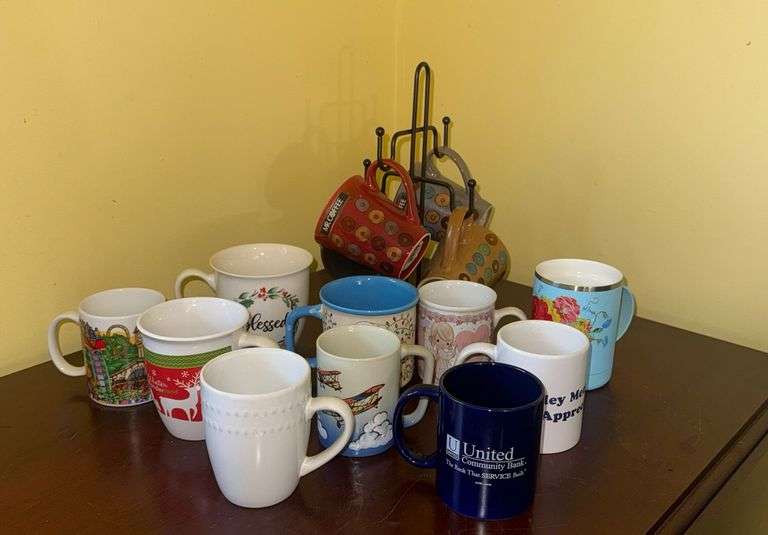 11 Assorted coffee mugs image