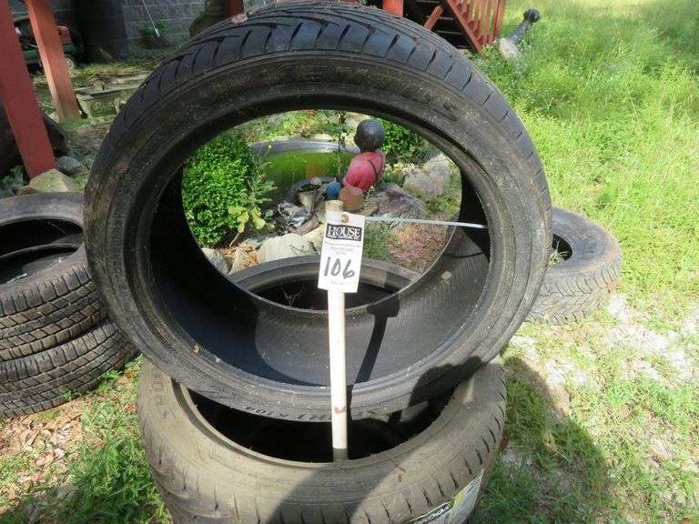 New set of 4 Tires, HANKOOK 245/40ZR20 image