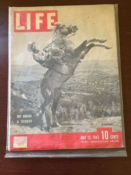 LIFE Magazine, July 12, 1943 Roy Rogers & Trigger image