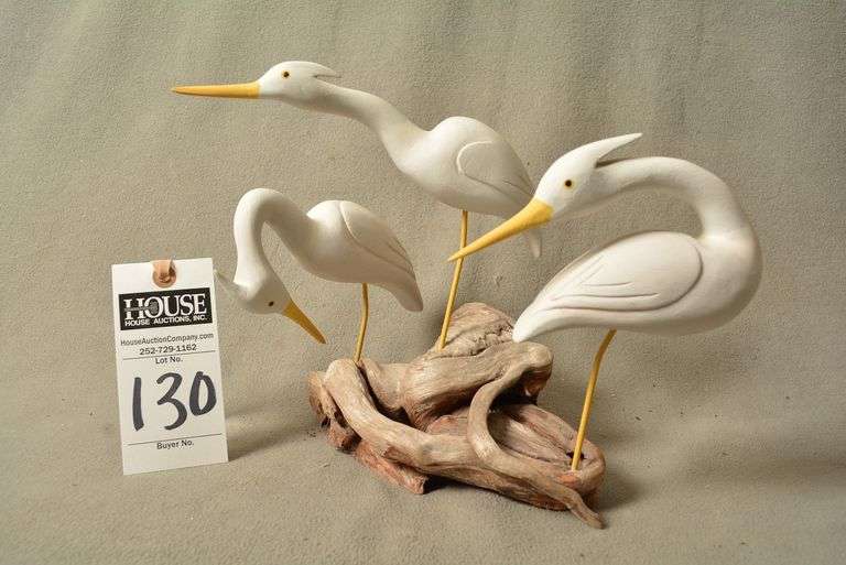 3 Egrets by Homer Fulcher image
