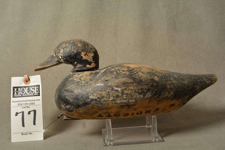 Scaup Hen by DODGE DECOY branded W. ENDICOTT, associated with Swan Island Club in Currituck County image