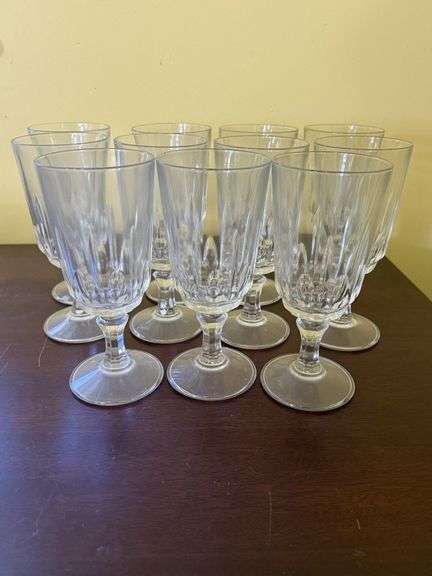 11 Water/Tea Goblets, approx. 8" image