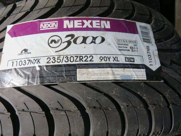 New Set of 4 Tires, NEXEN Model N3000, 235/30ZR2290YXL image