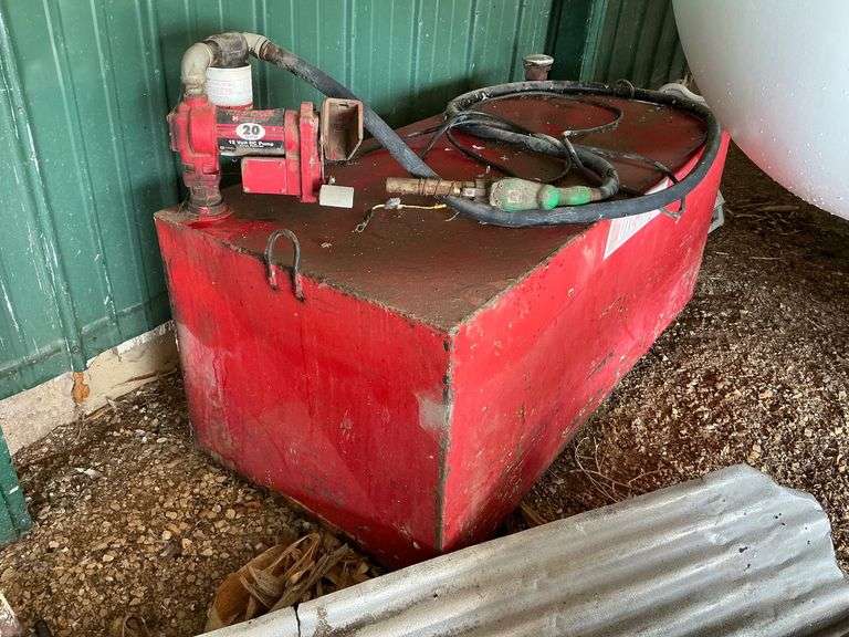 150 gal. diesel fuel tank w/Fillrite 20 gpm, 12 volt pump image
