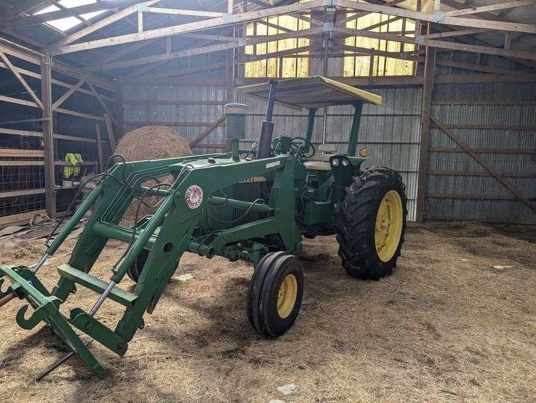 John Deere 3020 Tractor with a Front-End Loader