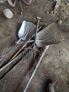 Shovels, Pitch Fork, Post-Hole Digger, Broom