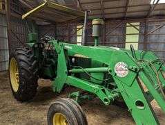 John Deere 3020 Tractor with a Front-End Loader