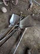 Shovels, Pitch Fork, Post-Hole Digger, Broom