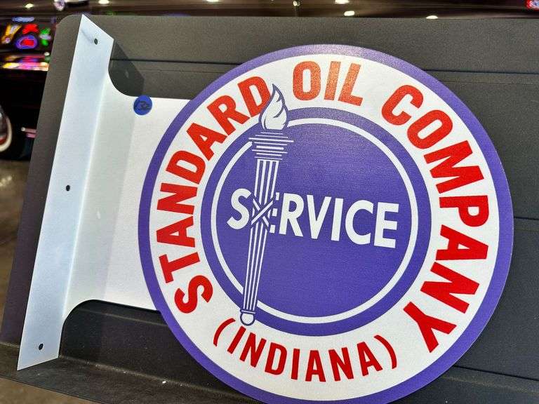 Metal double sided flange sign - Standard image