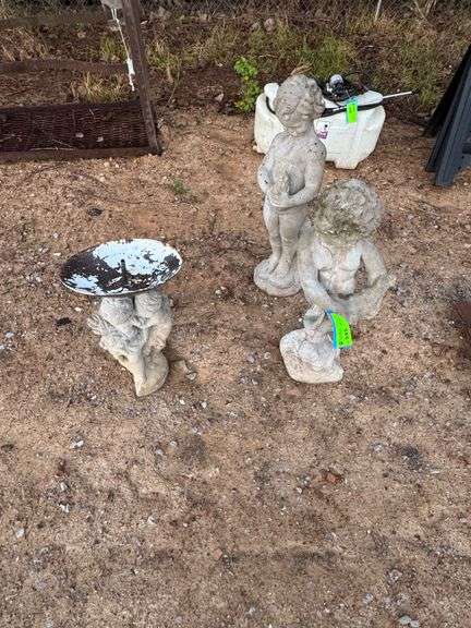 (3) Concrete Statues image