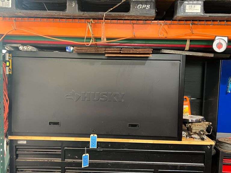 Lot - Husky Tool Cabinet with Assorted Tools and Contents image