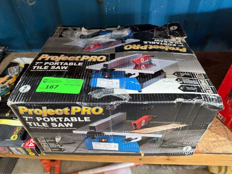 New Project Pro Portable Tile Saw - Damaged Box image