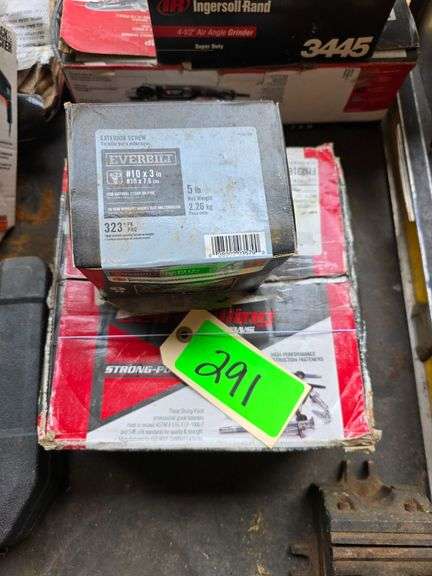 Lot - Everbilt Exterior Screws and Strong-Point Self Drilling Screws image