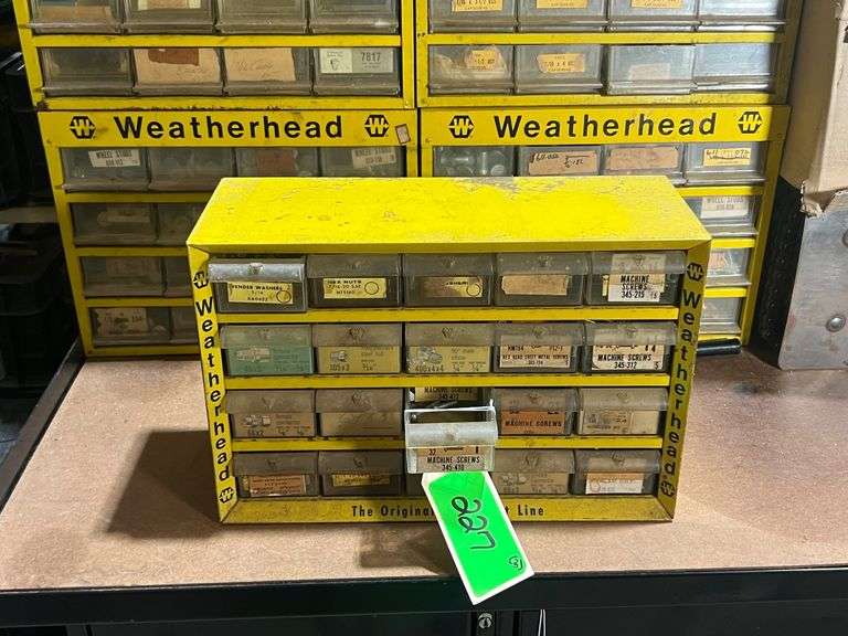 Lot - (3) Weatherhead Bolt and Screw Parts Organizer Contents Included image