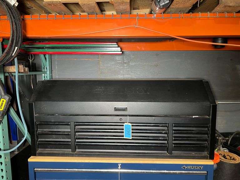 Lot - Husky Tool Chest with Assorted Tools and Accessories image