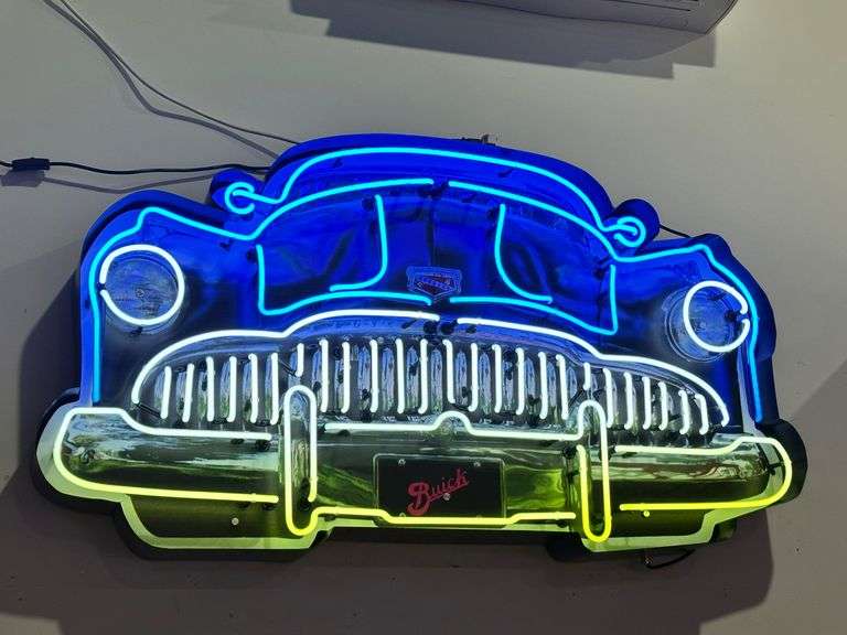 LARGE "Buick", 1 1/2'X4'.  Spectacular! image