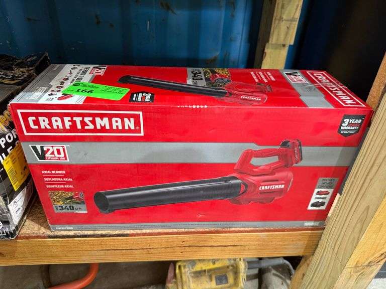 New Craftsman Axial Blower with Battery and Charger image