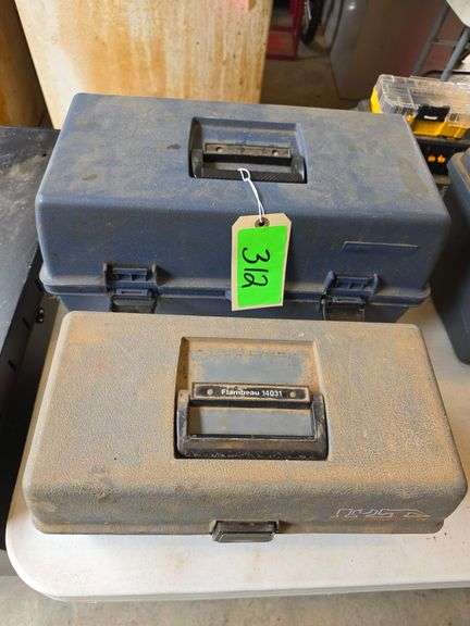 Lot - (2) Tool Boxes with Contents image