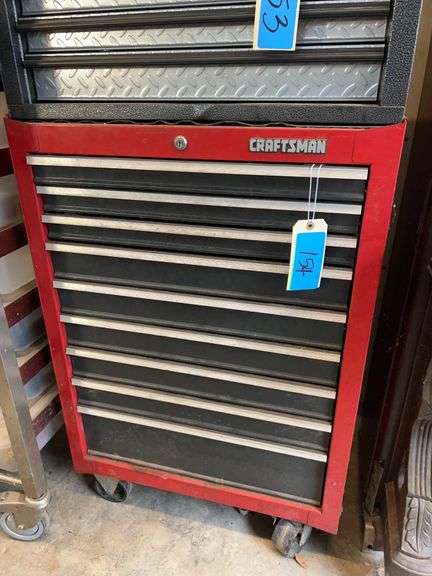 Lot - Craftsman Aviation Rolling Tool Chest with Assorted Tools image