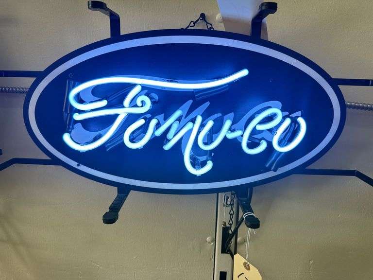 NEON "FOMOCO" (Ford Motor Co) sign image