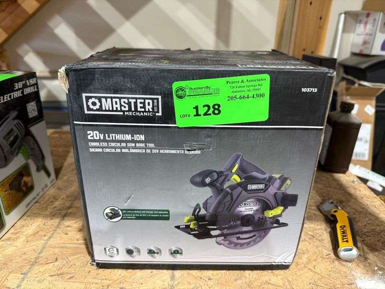 New Master Mechanic 20-Volt Cordless Circular Saw - Tool Only image