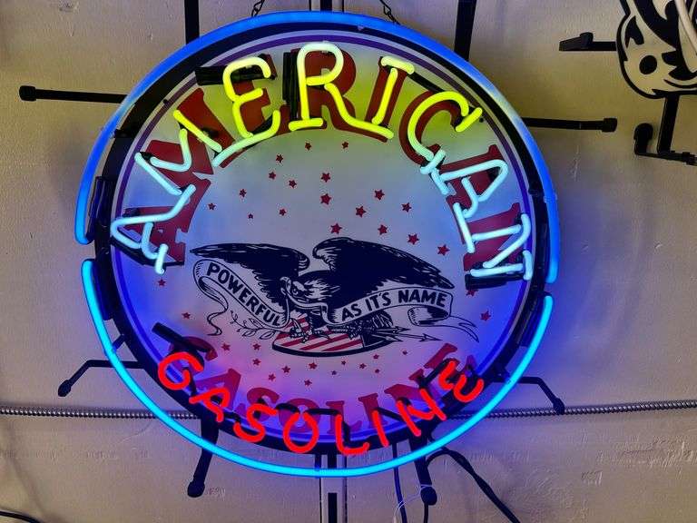 NEON "American Gas" sign, 24" image