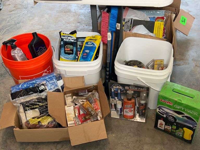 Lot - Assorted Automotive Supplies and Car Care Products image
