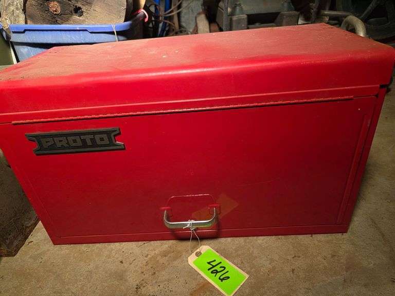 Proto Red Metal Tool Box image