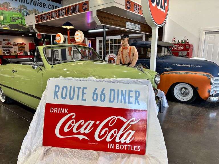 Porcelain steel "Route 66 Coca Cola" Large sign image