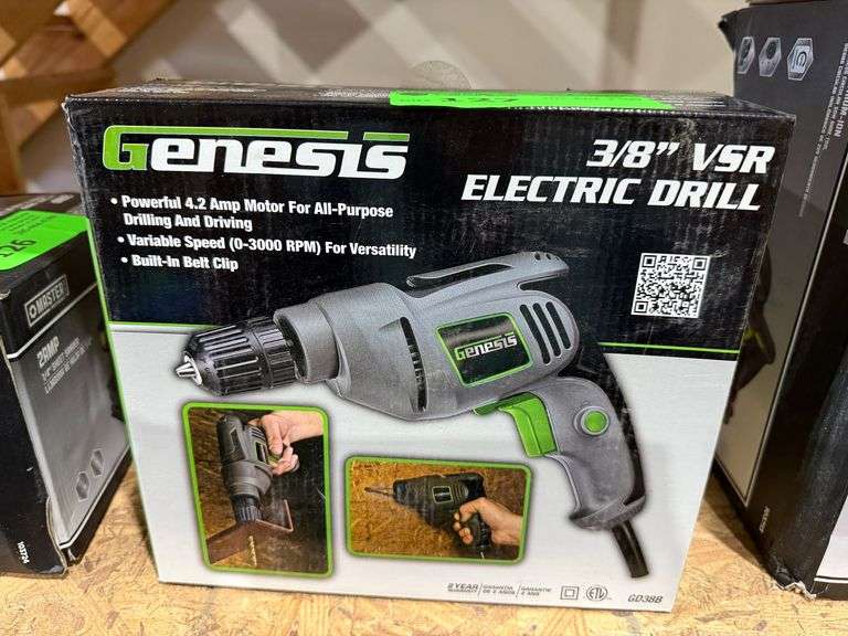 New Genesis 3/8 Variable Speed Electric Drill image