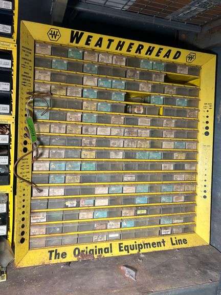 Lot - Weatherhead Fitting Cabinet with Contents image