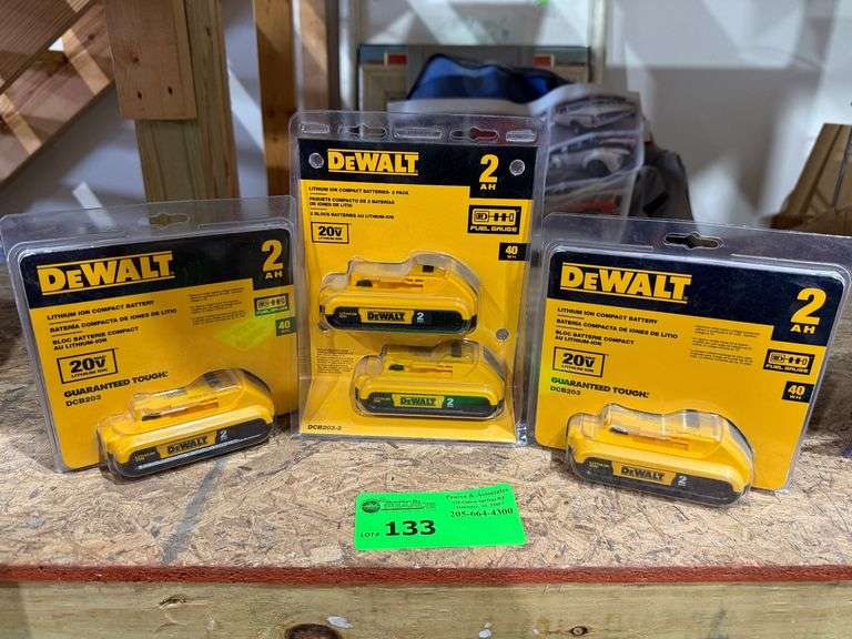 (4) New Dewalt 20V Batteries image