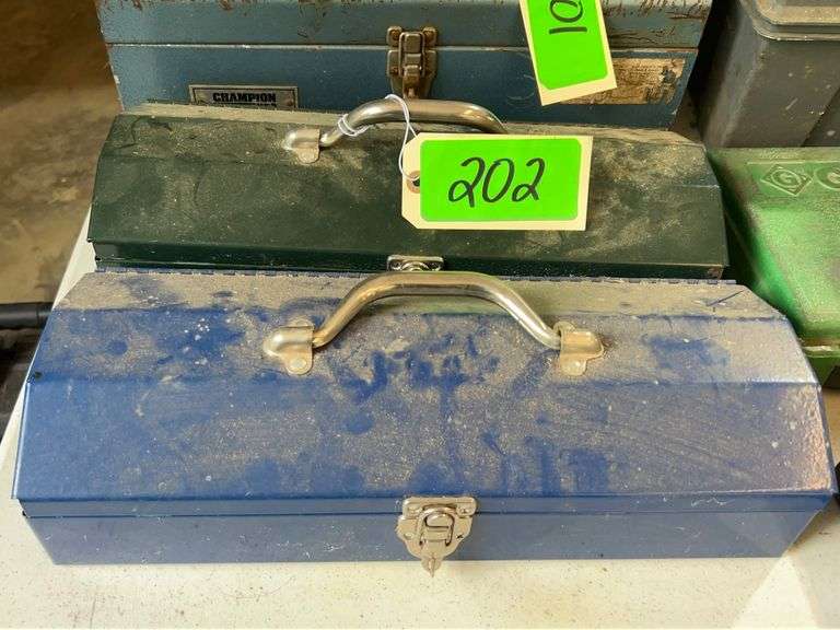 Lot - (2) Toolboxes with Assorted Tools image